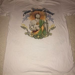 SAN JUDAS TADEO SAINT  T-SHIRT Size M New 21” X25”.  Awesome t-shirt